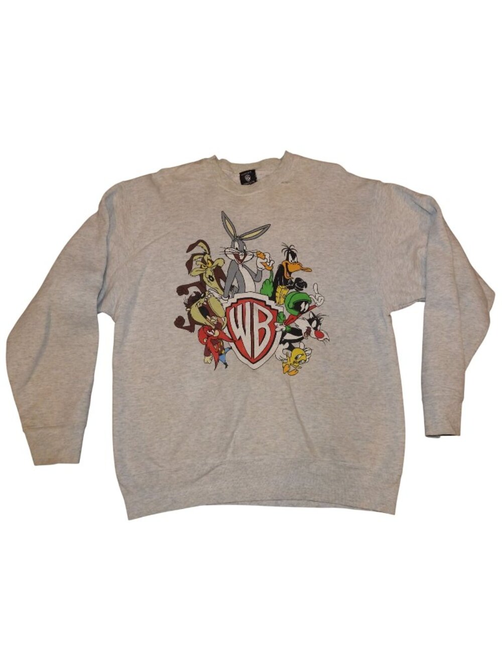 Vintage 1996 Warner Bros Looney Tunes Crew Neck Pullover Sweatshirt Large